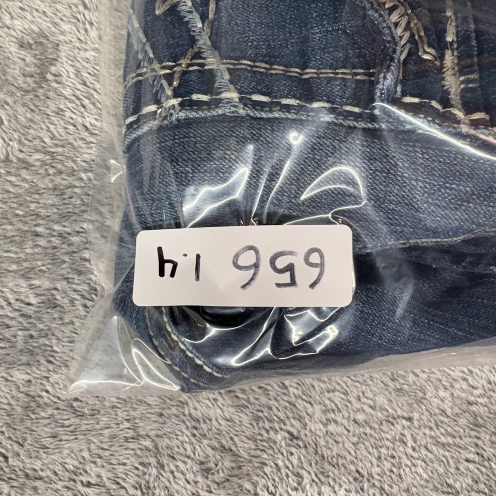 BKE Culture Bootcut Jeans Women 29 Blue Good Stretch Thick Stitch Zip Fly - Picture 15 of 16